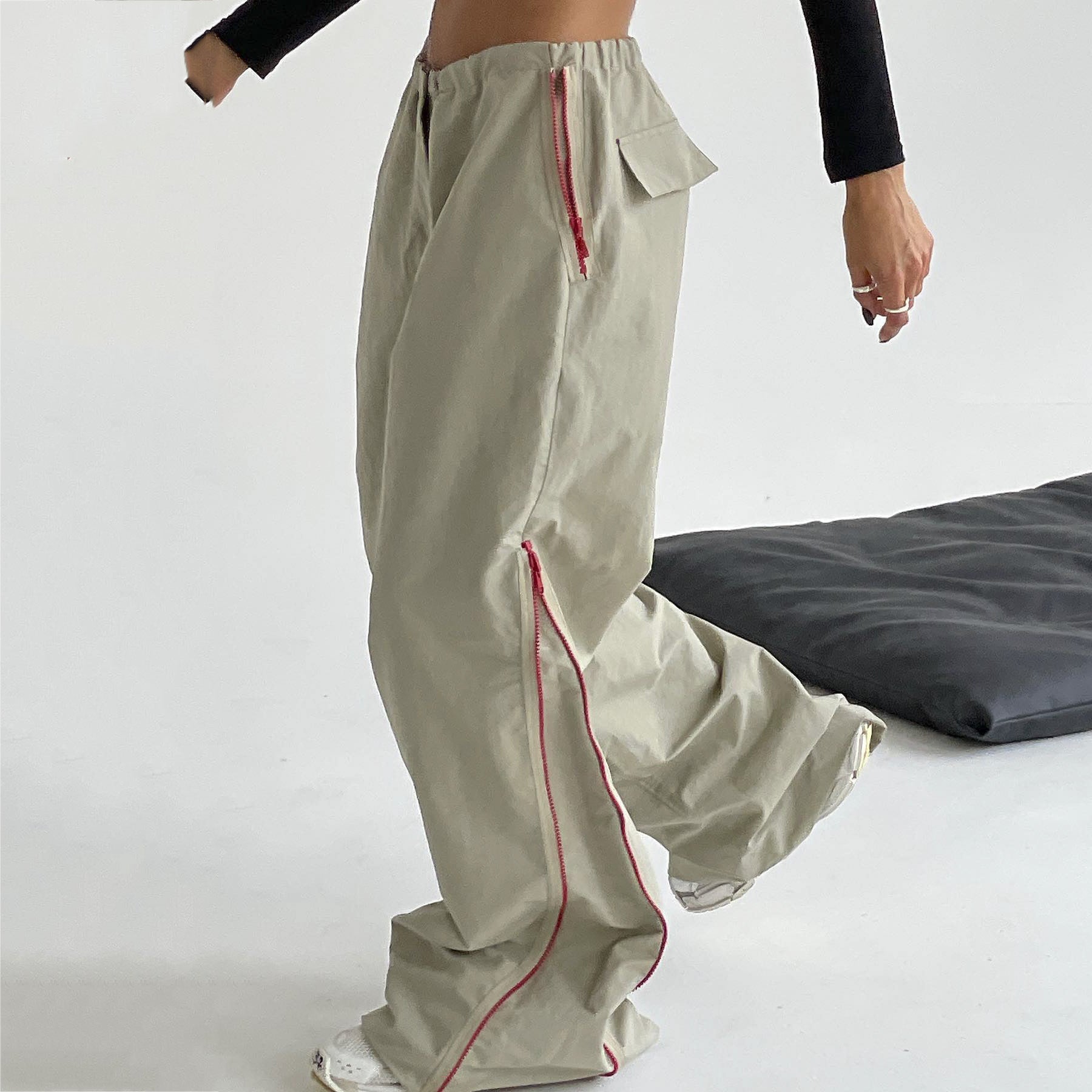 Women’s All-Match Loose Cotton Trousers